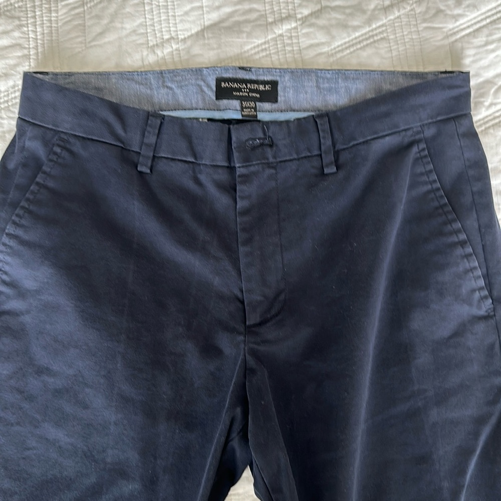 Navy banana republic chino. 31x30